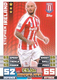 Stephen Ireland Stoke City 2014/15 Topps Match Attax #264